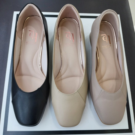 [행복한백화점][에스콰이아]여성 플랫 단화 양가죽 쿠션 로퍼 구두 PFESHP578