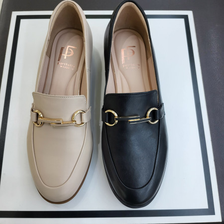 [행복한백화점][에스콰이아]여성2센치 고무창 양가죽 소프트 로퍼단화 PFESHQ784