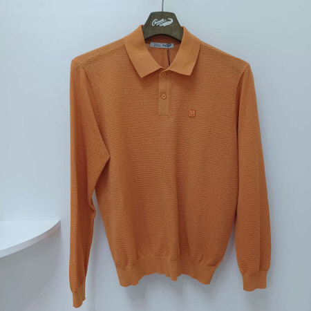 [행복한백화점][크로커다일]남성주황색춘하카라니트cdaabkt1353(65)