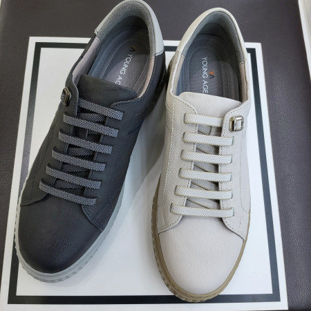 [행복한백화점][에스콰이아]남성 쿠션업 밴딩 심플 스니커즈 YAESHZ061