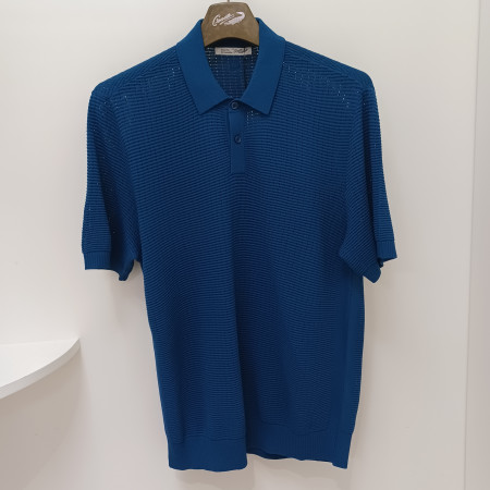 [행복한백화점][크로커다일]남성블루여름카라니트cdaabkt2341(34)