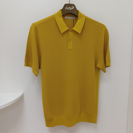 [행복한백화점][크로커다일]남성머스타드색여름니트cdaabkt2341(57)