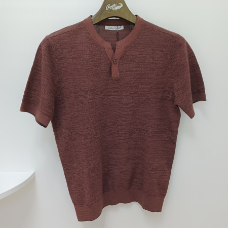 [행복한백화점][크로커다일]남성브라운색라운드니트cdaabkr2311(84)