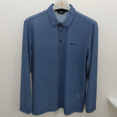 [행복한백화점][올포유]여름 남성 메쉬 프린트 긴팔 티셔츠(네이비,핑크) AGTYN--4141