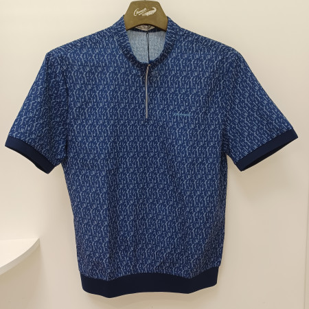 [행복한백화점][크로커다일]남성곤색여름지퍼니트cdaabkt2352(38)