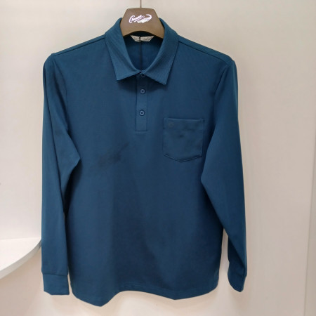 [행복한백화점][크로커다일]남성블루색추동카라티셔츠cdaabts3401(34)