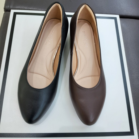 [행복한백화점][에스콰이아]여성 3센치 소프트 가죽 민자 펌프스 발편한 구두 PFEFHP59