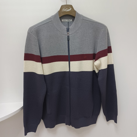 [행복한백화점][크로커다일]남성그레이색풀집업가디건cdaabkj3372(97)