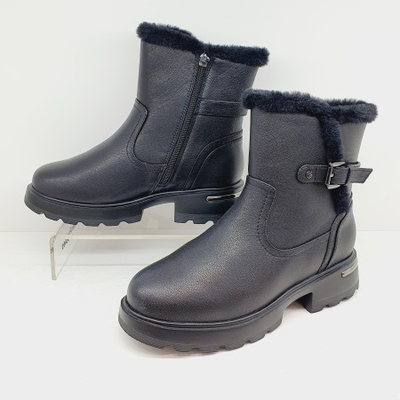 [행복한백화점][허시파피]허시파피 초경량 컴포트 여성 방한 하프 부츠 FR614