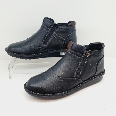 [행복한백화점][허시파피]허시파피 쿠션 좋은 광폭 여성 앵클부츠 FN602