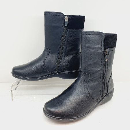 [행복한백화점][허시파피]허시파피 쿠션 좋은 컴포트 여성 하프 부츠 FQ611