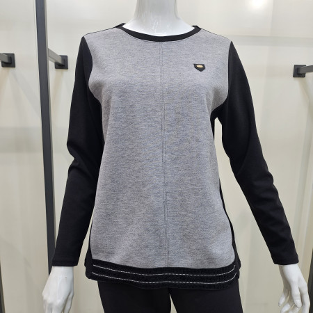 [행복한백화점][마담엘레강스]긴소매라운드티셔츠