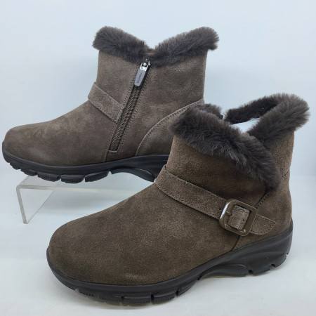 [행복한백화점][에스콰이아]특가 여성 스웨이드 경량 발편한  4센치 버클장식 털부츠 YACWBS6