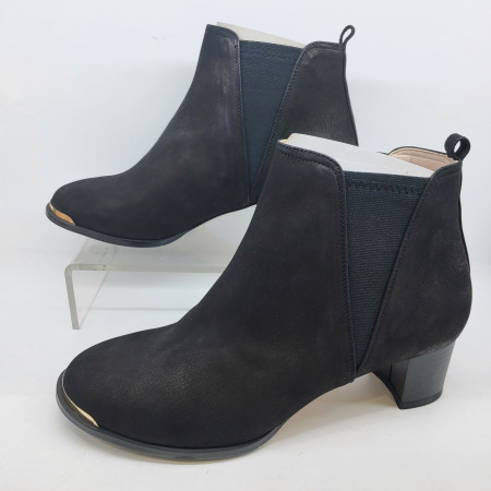 [행복한백화점][에스콰이아] 특가 여성 5센치 첼시형 누박 스웨이드  앵클부츠  PFCWBS6