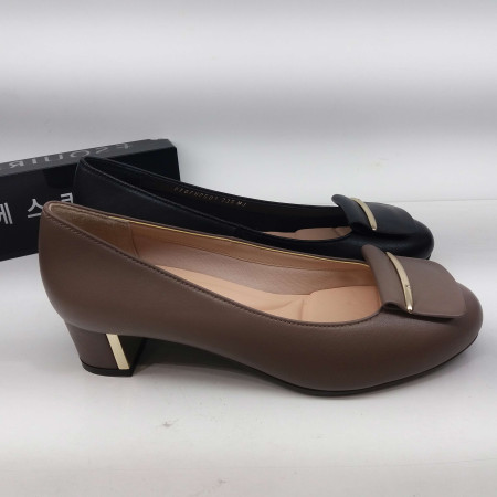 [행복한백화점][에스콰이아]여성 4cm 무지 외반 기능성 구두 PF0FHP501