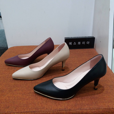 에스콰이아 포트폴리오  어반 7CM 여성 펌프스 포인트구두  PFAFHP508