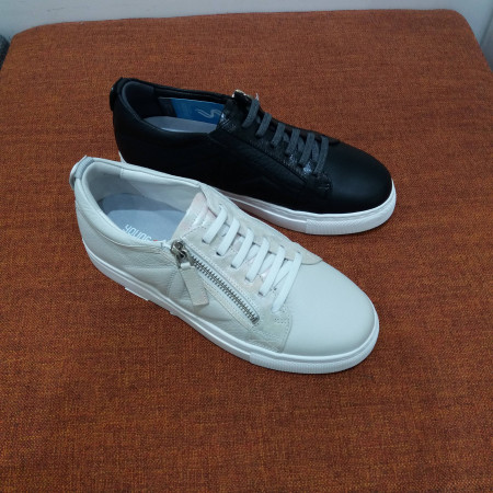 에스콰이아 영에이지  밴딩 지퍼 발편한 스니커즈  YAAFHZ548