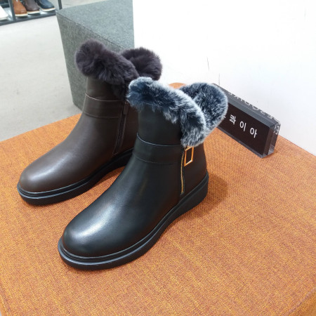 빅세일 여성 퍼 캐주얼부츠 영에이지 616  검정부츠 브라운부츠