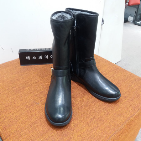 투웨이부츠 통굽3센치  검정색 하프부츠 방한화 퍼부츠 630 에스콰이아  영에이지