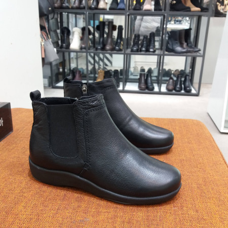 특가 경량부츠 통굽3센치 기모 지퍼형 첼시부츠  WBS851