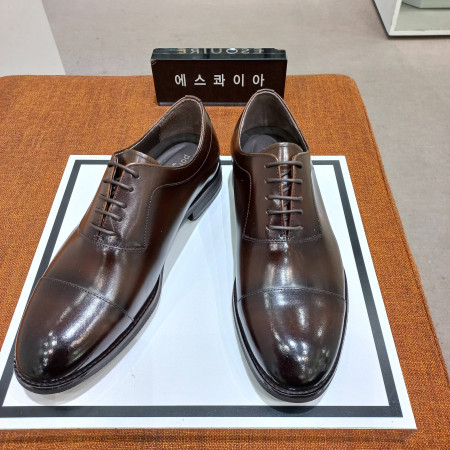 남성화 스트레이트팁 기본 옥스포드 브라운색 정장화 PFBSHD002