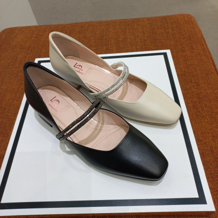 여성 양가죽 반짝이 메리제인 3센치 이쁜구두 PFBSHP502