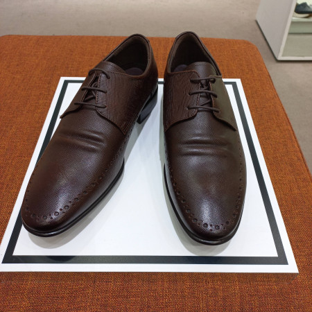 툭가 남성 소가죽 사피아노 경량 쿠션 밤색구두  373