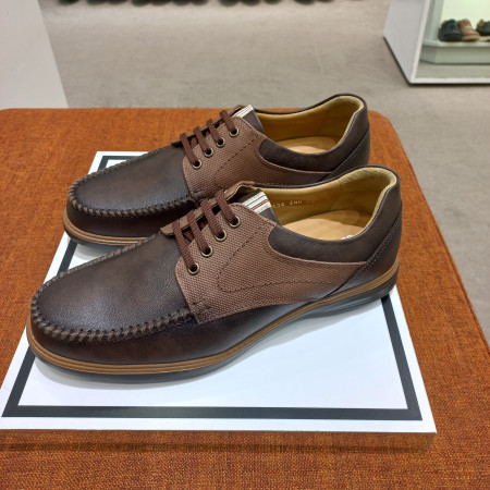 남성 소가죽 경량 쿠션업 발편한 남성캐주얼