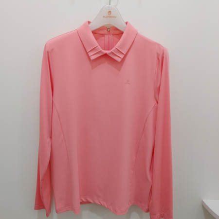 [행복한백화점][올포유]봄 여성 소매냉감 스포츠 티셔츠(핑크,화이트) AWTYO--1251