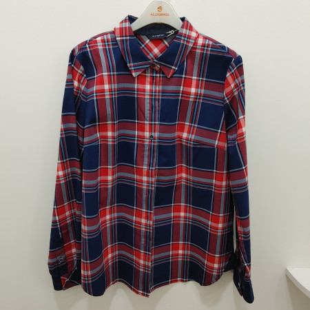 [행복한백화점][올포유]봄 여성 체크 남방 셔츠(네이비,핑크) ALBLO--2211