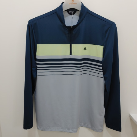 [행복한백화점][올포유]봄 남성 프린트 반집업 스포츠  티셔츠(청록) AMTHO--2161