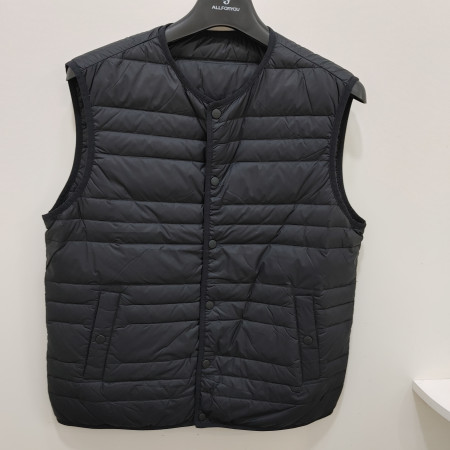 [행복한백화점][올포유]봄  남성 광고용 덕다운 조끼 (블랙,그레이) AMQVO--1161