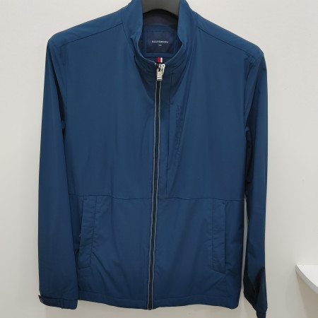 [행복한백화점][올포유]봄 남성 스포츠 올포유로고 포인트 점퍼(블루) AMJUO--2161