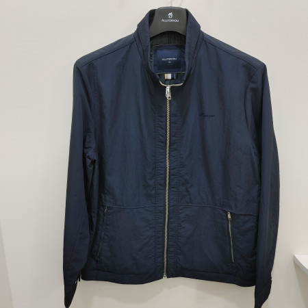 [행복한백화점][올포유]봄 남성 기본 하이넥 풀안감 점퍼(네이비,그레이) AGJUO--1211