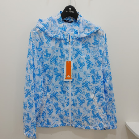 [행복한백화점][올포유]여름 여성 프린트 후드 점퍼(블루,핑크) AWJUO--3261