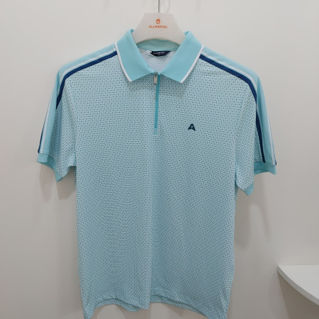 [행복한백화점][올포유]여름 남성 스포츠 잔 프린트 티셔츠(블루) AMTPO--3281