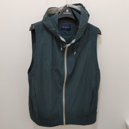 [행복한백화점][올포유]여름 여성  캐주얼 후드(탈착안됨)조끼(카키) ALVEO--3341