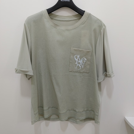 [행복한백화점][올포유]여름 여성 프린트 티 블라우스(카키,브라운)ALTRO--4311