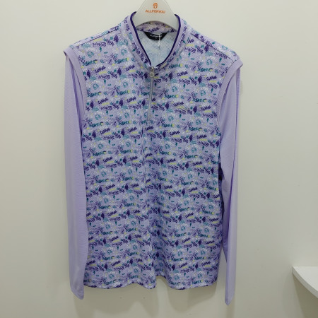 [행복한백화점][올포유]여름 여성 냉감 소매 프린트 티셔츠(보라,화이트) AWTHO--3181