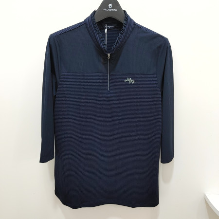 [행복한백화점][올포유]여름 여성 메쉬소매  7부 티셔츠(네이비,핑크) AWTHO--3261