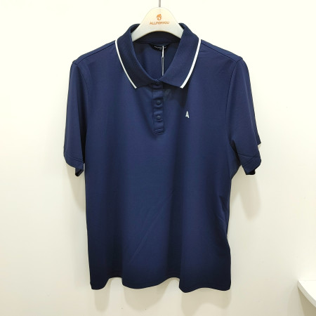 [행복한백화점][올포유]여름 여성 카라배색 반팔 티셔츠(네이비,레드,화이트) AWTPO--5166