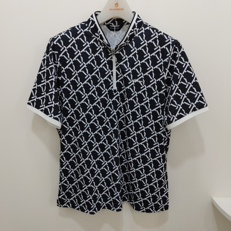 [행복한백화점][올포유]여름 여성 기하학 프린트 티셔츠(네이비,핑크) AWTHO--3291