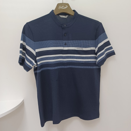 [행복한백화점][크로커다일]남성곤색차이나여름티셔츠cdaacts2410(38)