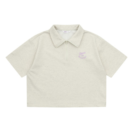 [행복한백화점][소이]5부오트밀반오픈카라셋업티 24M0781