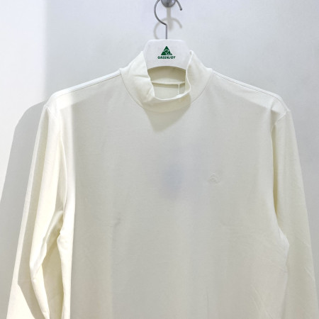 [행복한백화점][그린조이] 베이직 시보리 긴팔 하이넥 티셔츠 아이보리 남성 목티 GOE1KL32M