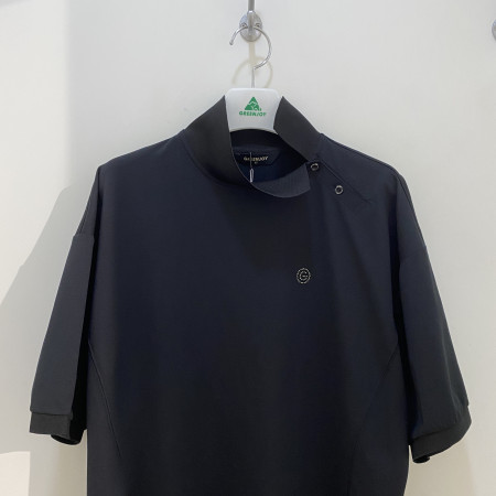 [행복한백화점][그린조이] 가오리핏 기능성 반팔 카라 티셔츠 블랙 여성 GP22KL63W