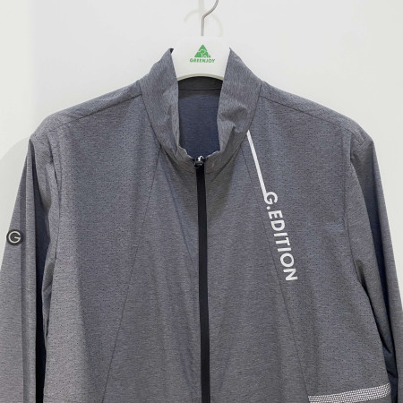 [행복한백화점][그린조이] 펀칭 배색 스포티 바람막이 점퍼 차콜 남성 GP22WJ54M