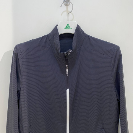 [행복한백화점][그린조이] 지퍼포인트 스포티 스트레치 점퍼 블랙 남성 바람막이 GP22WJ61M