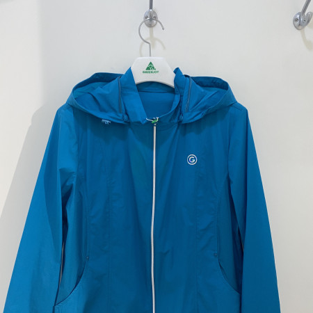 [행복한백화점][그린조이] 시보리 후드 집업 스트레치 바람막이 점퍼 틸블루 여성 GP22WJ21W