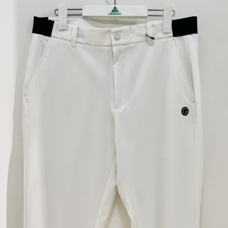 [행복한백화점][그린조이] 폴리 스판 밴딩 스트레치 팬츠 화이트 남성 바지 GP22WT51M